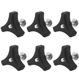 RUIFUU 6 Sets Lawn Mower Handle Bolts,Triangle Handle Knob Nut Screw Bolt Lawn Mower Handle Hand Fixing Nut for Honda Lawn Mower & Other Lawn Mower