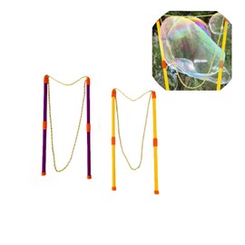 Mirhua Bubble Machine, Bubble Making, Children's Toy, Giant Bubble, Tool, Play, Park, Outdoor, Kindergarten, Wedding, Birthday Party, Parent-child Activities, Handheld Tool (Set of 2)