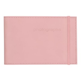 Profile Australia Citi Leather Baby Pink Photo Album | Photo Wallet | 52 4x6in (10x15cm) Photos | Acid Free