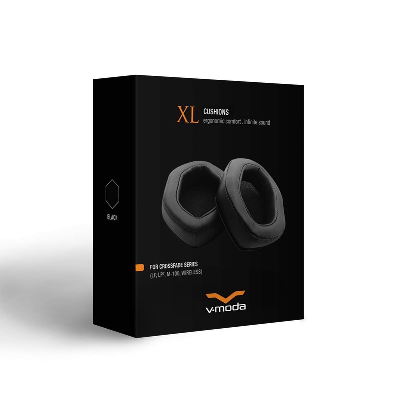 V-Moda XL Memory Cushions Negro 2pieza(s) - Almohadilla para Auriculares