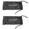 V.W.E. 2 Pairs Women Bifocal Round Oversized Reading Sunglasses -