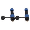2Pcs SD16 IP68 Waterproof Aviation Connector SD16 Female Plug Male