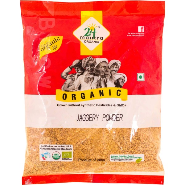 24 Mantara Organic Powder, Jaggery, 2 Pound