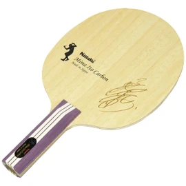 Nitaku NC0466 Table Tennis Racket, Misaki Ito, Shake Hand, For Attacks, Carbon, Straight (ST)