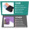 Pndeyo 4pcs 4 Sizes Foam Paint Brushes, Sponge Paintbrushes with
