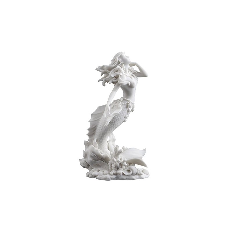 Beautiful Mermaid Rising from Sea Statue Sculpture Figurine