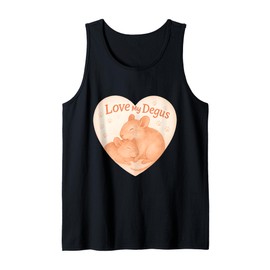 Love My Degus Heart Degu Lover Tank Top