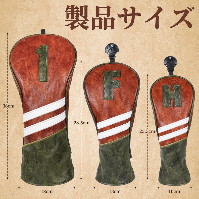 Golf Headcover Fairway Wood Cover for FW Classic Golf Cover