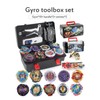 FGFXL Battling Top Set, Burst Gyro Toys 10 Spinning Tops