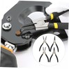 WOONEKY 4pcs Maintenance Caliper Multifunctional Spring Pliers for Internal External