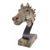 Faux Driftwood Equine Thoroughbred Mustang Horse Head Desktop Plaque Sculpture