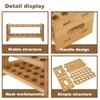 Rollerball Perfume Organizer Display Stand 24 Slots Natural Bamboo Organizer