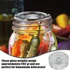 GKYMYZ 4 Pack Glass Fermentation Weights with Easy Grip Handle
