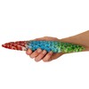 Toyland® 10cm (4") Fidget Worm Toy - Red Blue Green