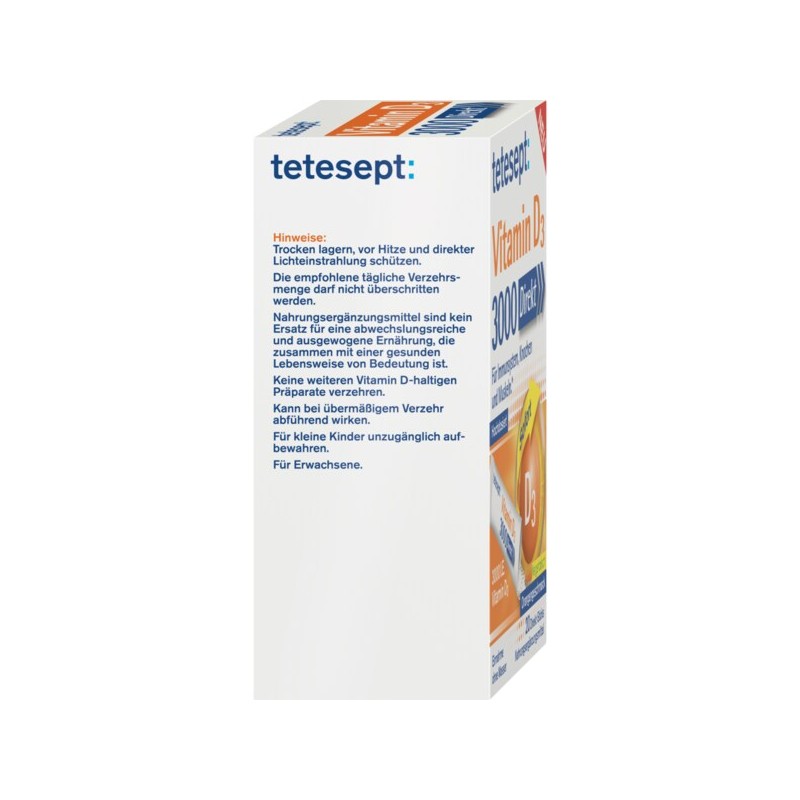 테테셉트 tetesept 비타민D3 3000 다이렉트 스틱 29개 36g tetesept Vitamin