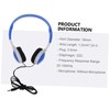 SEWACC 1pc Foldable Boy Girl Headset Stereo Music Headphones for