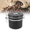 Airtight Coffee Canister 1.2L 304 Stainless Steel Coffee Bean Storage