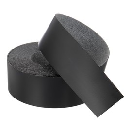 MECCANIXITY Black Edge Banding 25 ft x 2-5/32 Inch Veneer Tape Pre-glued Flexible Plywood Edge Banding with Hot Melt Adhesive for Furniture Restoration