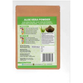 SVATV Natural Aloe Vera Powder for Face Pack and Mask, Naturally Luminous, Improves Elasticity, Rich Conditioner for Skin and Hair Care, 227g