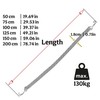 Elastic Bungee Cord with Steel Hooks, 150cm, 120% Stretch, Ideal