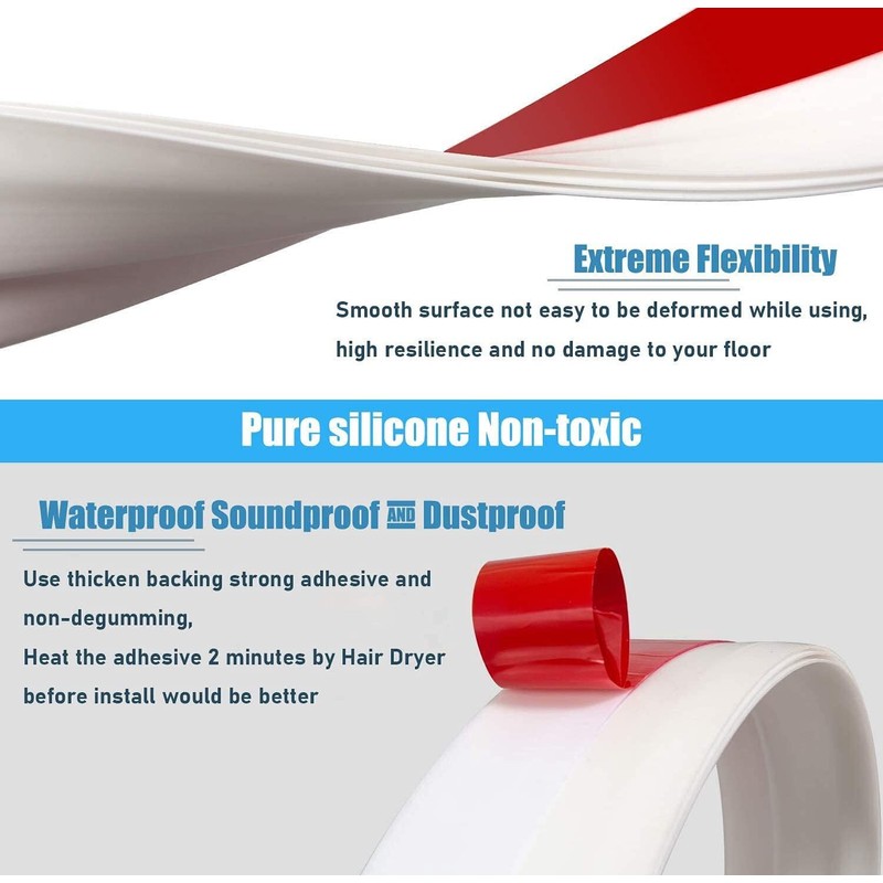 SYIPO Super Wide Door Draft Stopper 39 Inch Silicone Seal