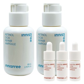 Innisfree Retinol Cica Trace Ampoule Large Capacity 80ml x 2+ / 이니스프리 레티놀 시카 흔적 앰플 대용량 80ml 2개+