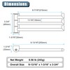 Angle Simple Swivel Hand Towel Rack 3 Bars Polished Chrome,