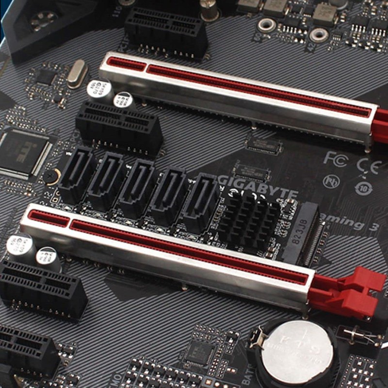 ChenYang 5 Ports M.2 to SATA Adapter, M Key NVME