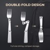 2Pcs Silver Forks Replacement for Food Jar 16 Oz, Multifunctional
