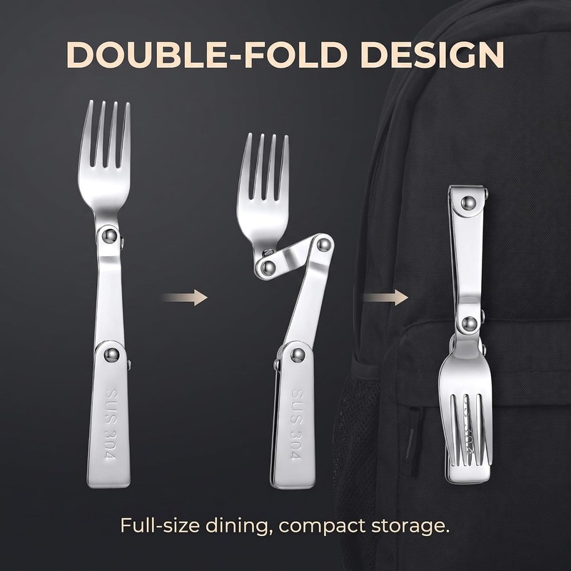 2Pcs Silver Forks Replacement for Food Jar 16 Oz, Multifunctional
