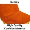 1 Pair Welder's Leather Sleeves Arm Guards Sleeve Protectors, Welding