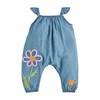 Mud Pie Children's Flower Denim Longall; 9-12M