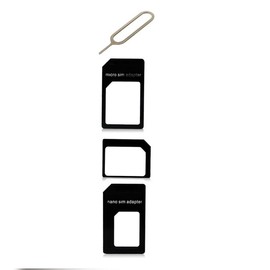SIM Card Adapter, Nano & Micro SIM Card Adapter Kit Converter with Eject Needle