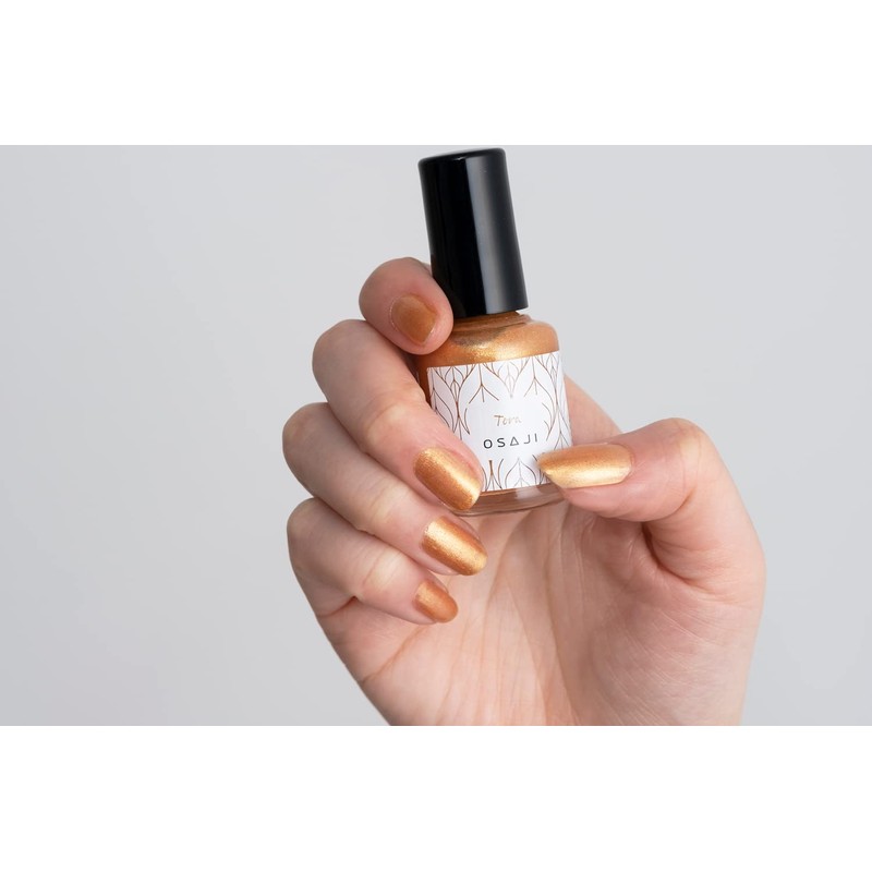 OSAJI Uplift Nail Color, Formulated with Herbal Extract, Beautiful Gloss,