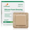 Silicone Foam Dressing 2x2 Inch with Border - 10 Pack