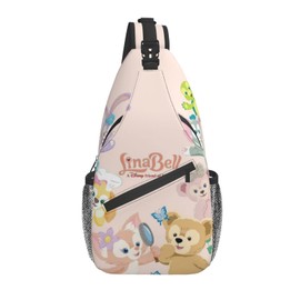 Duffy Linabel Crossbody Bag, Shoulder Bag, Large Capacity, Waterproof, Lightweight, Body Bag, One Shoulder Bag, For Sports, Outdoors, Cycling, Casual, Travel, Waist Bag, Crossbody Bag, Sports Bag, Leisure Bag, Men's, Thickness 3.5 x Width 7.5 x Height 15.4 inches (9 x 19 x 39 cm)