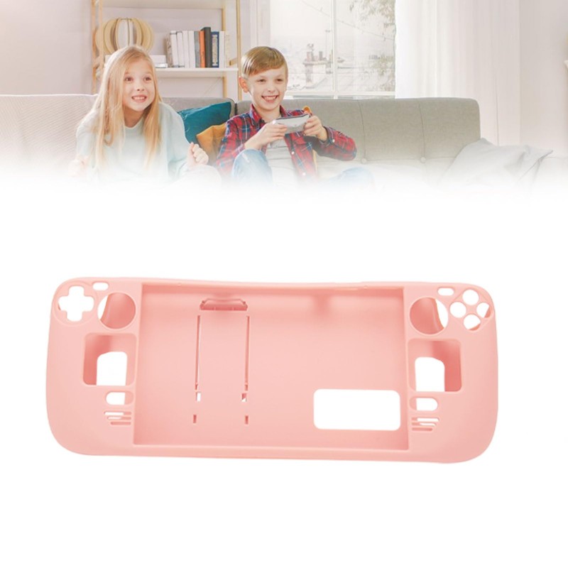 Kickstand Protective Case for Steam Deck,Free Hands Comprehensive Game Console