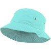 KBETHOS® - Gorro de cubeta lavado 100% algodón, Menta, Large-X-Large