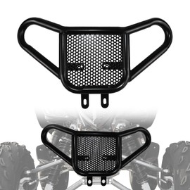 XATVXUTV Front Bumper Guards for Yamaha Raptor 700 700R, Front Profile Bumper Guard Protector Black Iron ATV Bumpers for Yamaha Raptor YFM 700 / 700R 2006-2023 Accessories