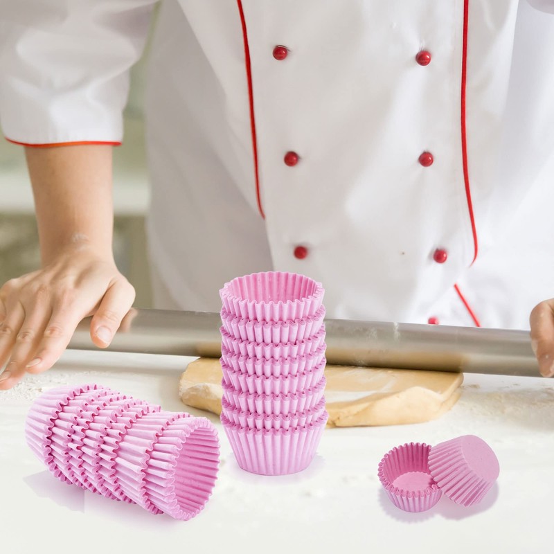 NUOMI 1 Inch Super Mini Cupcake Papers Liners Baking Cups