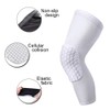 PISIQI Knee Compression Pads Long Leg Sleeve Brace Protection for