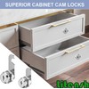 Litensh Security Mailbox Lock with Different Keys, 25mm Letter Post
