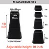 HANIHUA Adjustable Bed Risers 10 inch Heavy Duty (Set of