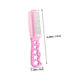 Minkissy Steel Fine Tooth Comb Hair Pick for Wig Tangle- Design Comfortable for Daily Use Special Occasions