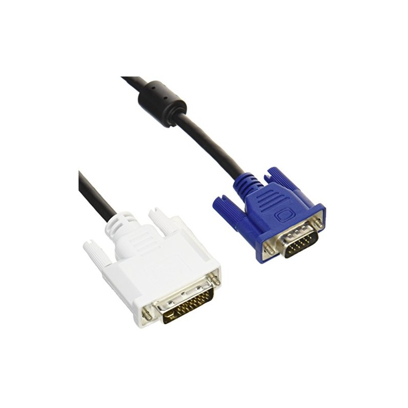 ELECOM DVIケーブル プロジェクター用 アナログ接続用 1.5m DVI-I29pinオス-D-Sub15pin(ミニ)オス CAC-DVA15BK