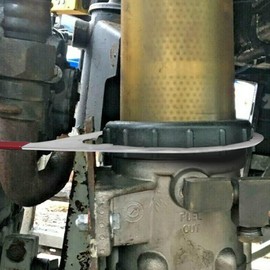 LEONTOOL 6" ID Colar/Vent Cap Fuel Filter Wrench for Fuel Pro 382, 380, Oil and Water Separator Oil Filter Wrench Fits Detroit Diesel Truck Engines