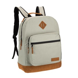 Wrangler Yellowstone Sturdy Backpack for Travel Classic Logo Water Resistant Casual Daypack for Travel with Padded Laptop Notebook Sleeve (SSG)