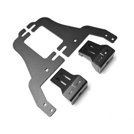 iJDMTOY Heavy Duty Fender Flare Opening Mount Ditch Light Bracket Hardware Compatible with Ford 2021-up Raptor (P702)