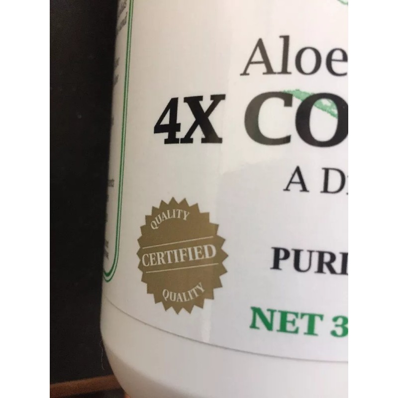 Pharm Aloe Aloe Vera Organic Leaf Juice 32oz 4X CONCENTRATE