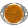 Peterson Manufacturing V472A Amber 3" Aluminum Oval Reflector